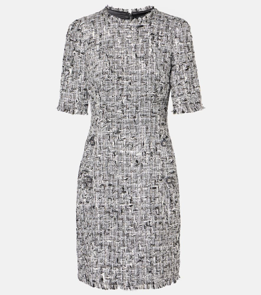 DG tweed lamé minidress
