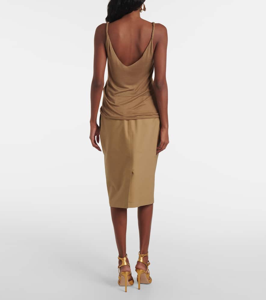 Bamboo jersey tank top