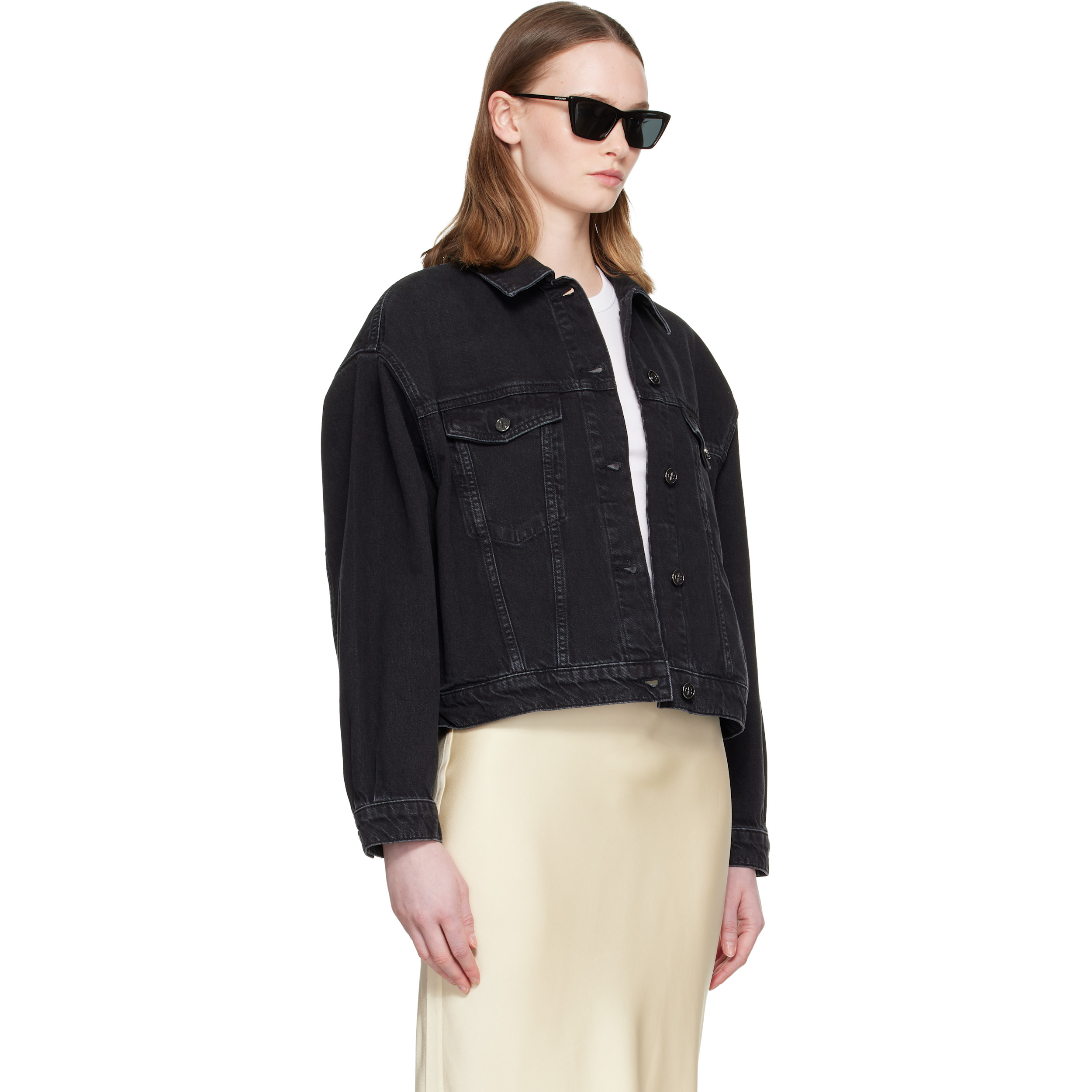 Black Quincy Denim Jacket