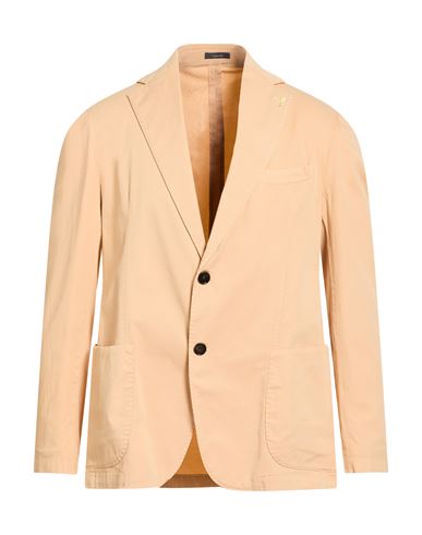 Man Blazer Sand Size 50 Cotton, Elastane