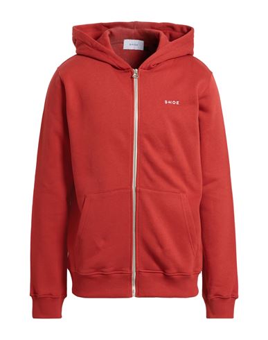 Man Sweatshirt Brick Size L Cotton
