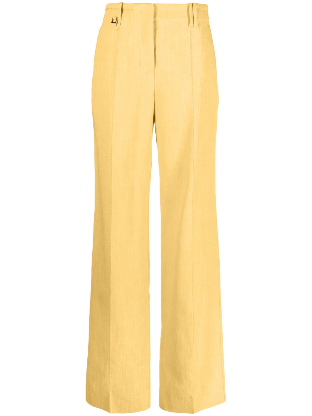 Le Pantalon Cordao flared trousers - Yellow