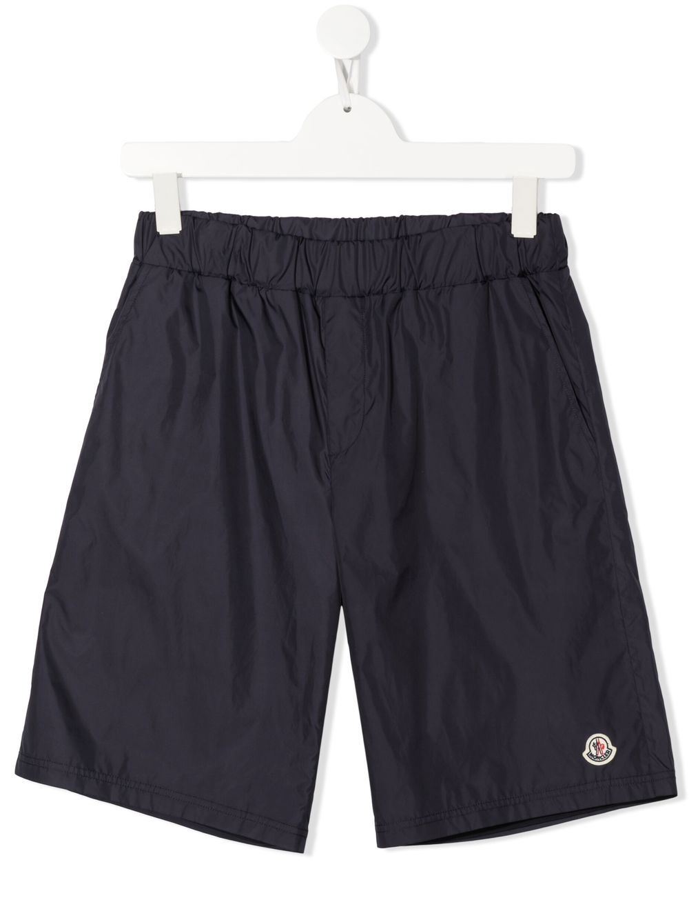 Logo-patch tech shorts - Blue