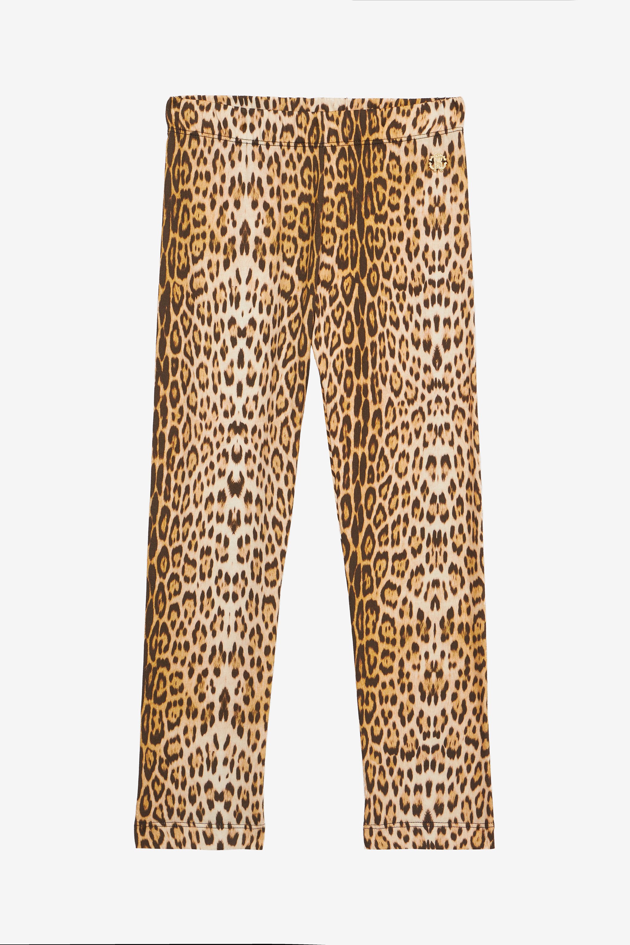 Sport Pants With Jaguar Skin Print - Female Girls (4
