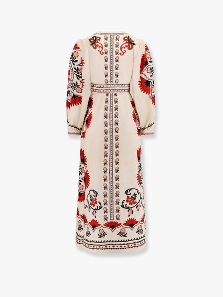 Farm Rio Embroidered Maxi Dress