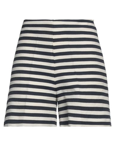 Woman Shorts & Bermuda Shorts Midnight blue Size 2 Cotton, Polyester, Textile fibers