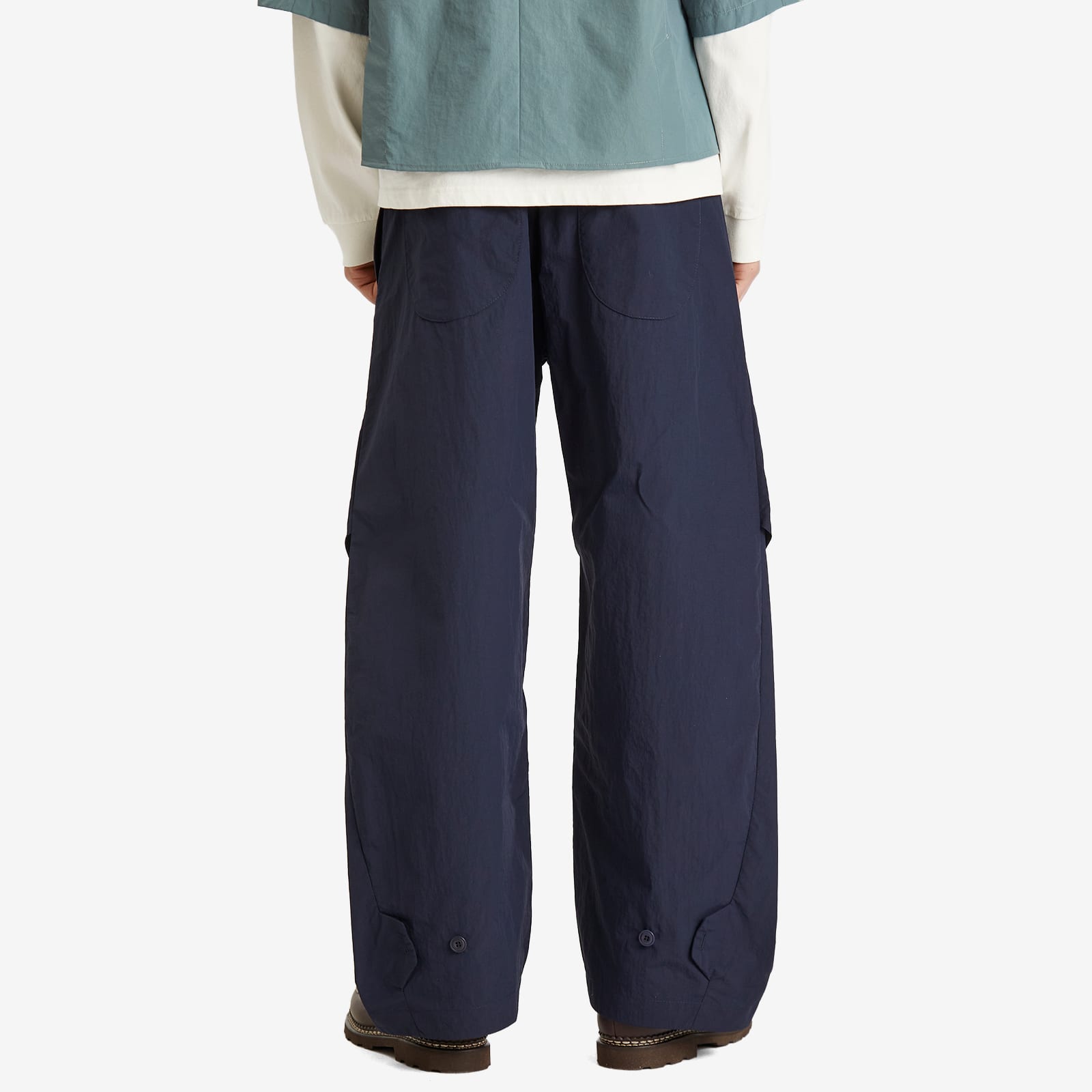 Men's Helix Nylon Trousers in Dark Navy