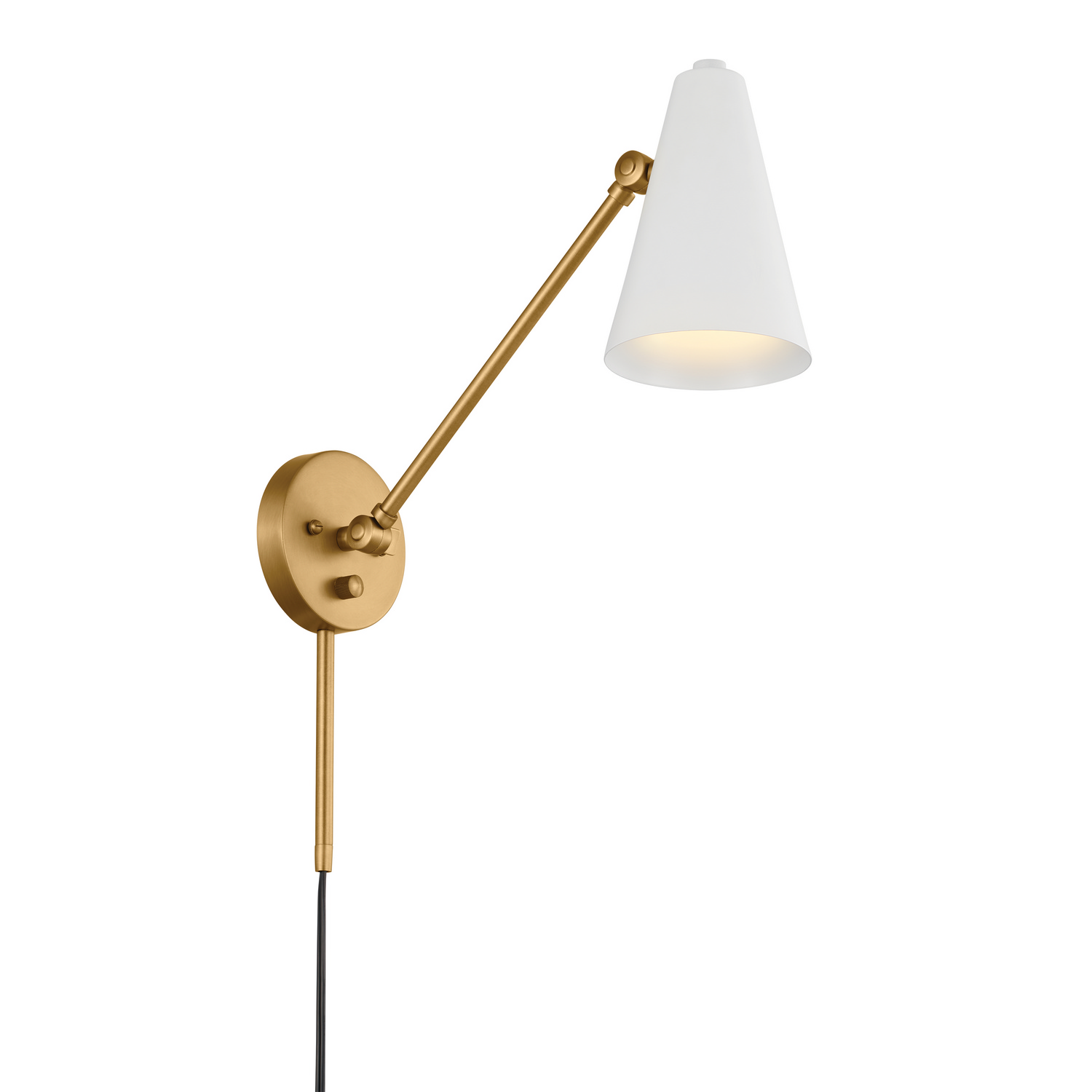 Sylvia 9" Wall Sconce in Natural Bra