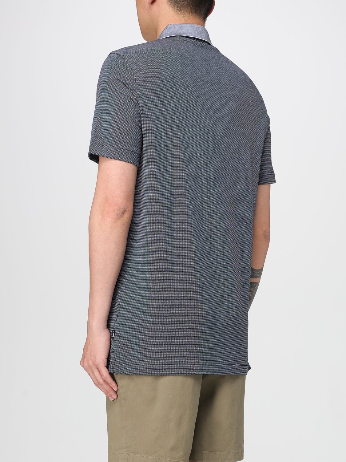 BOSS cotton polo shirt - Neutrals