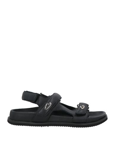 Woman Sandals Black Size 7 Leather