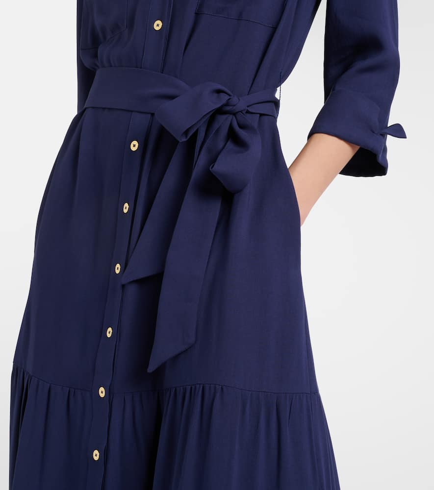 Tiered shirt dress