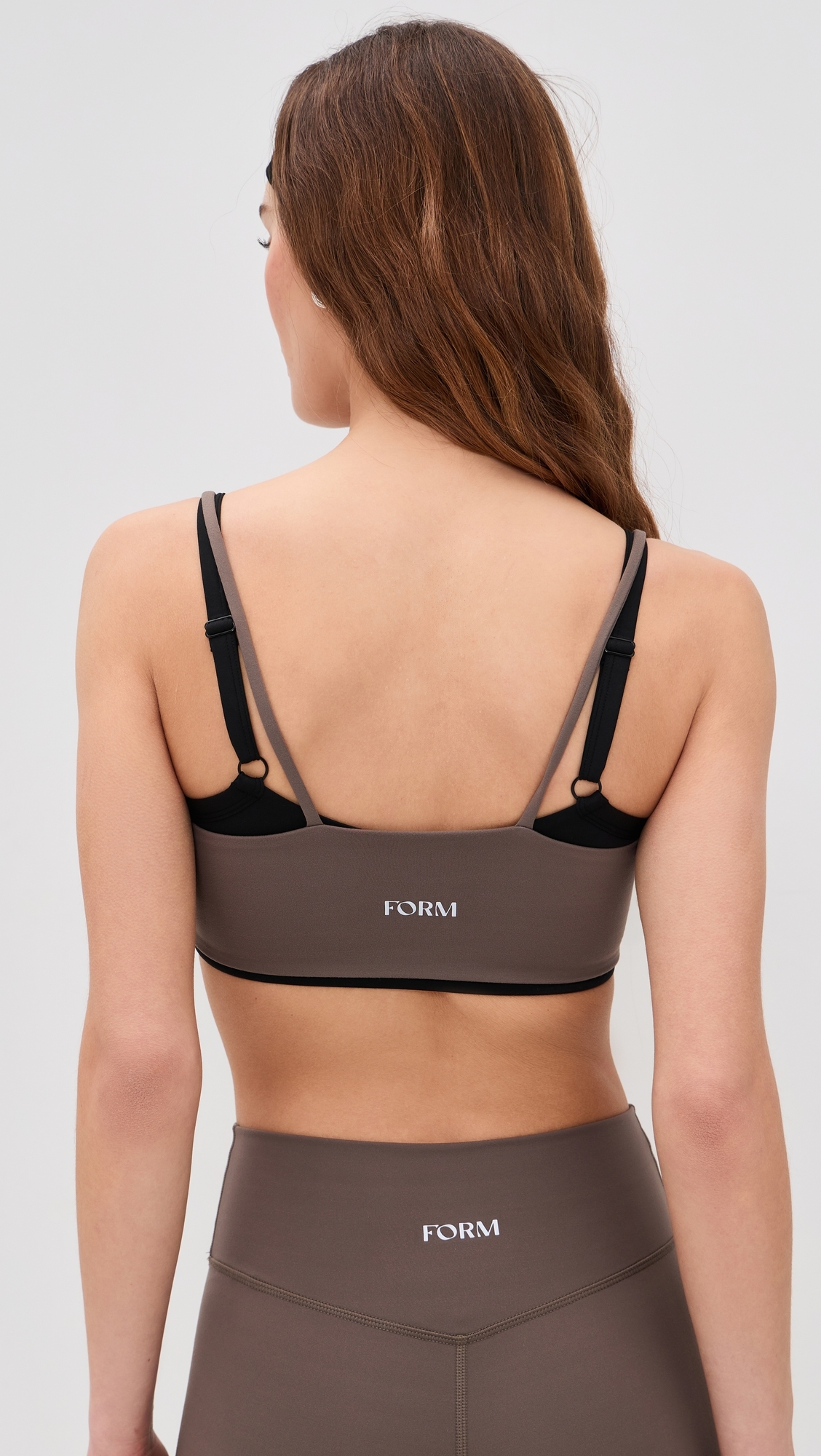 Layered Bra Walnut/Black