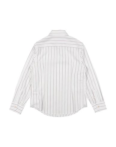Kid Boy Shirt White Size 12 Cotton, Polyester