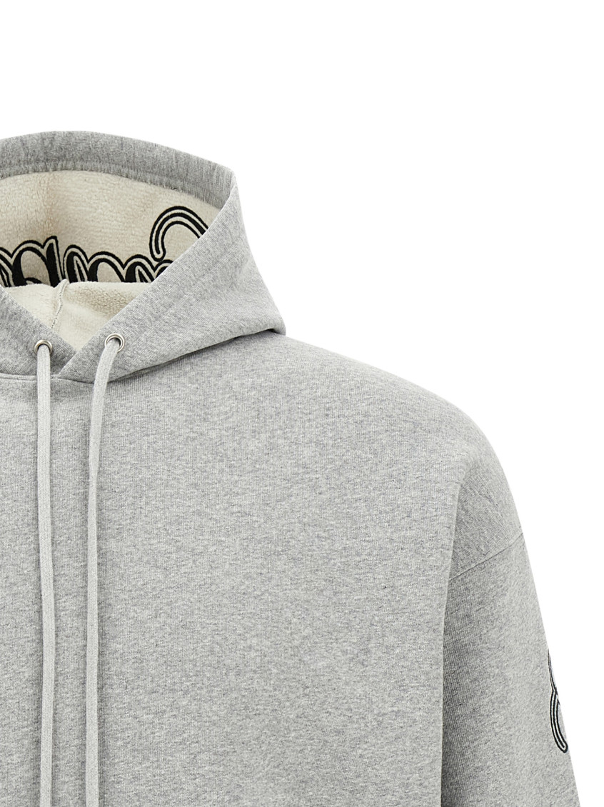 Balenciaga - script logo hoodie drawstring hood kangaroo pocket