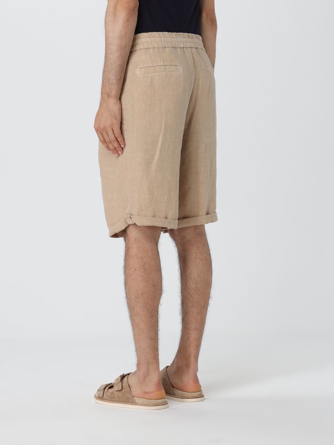 Short Men color Beige