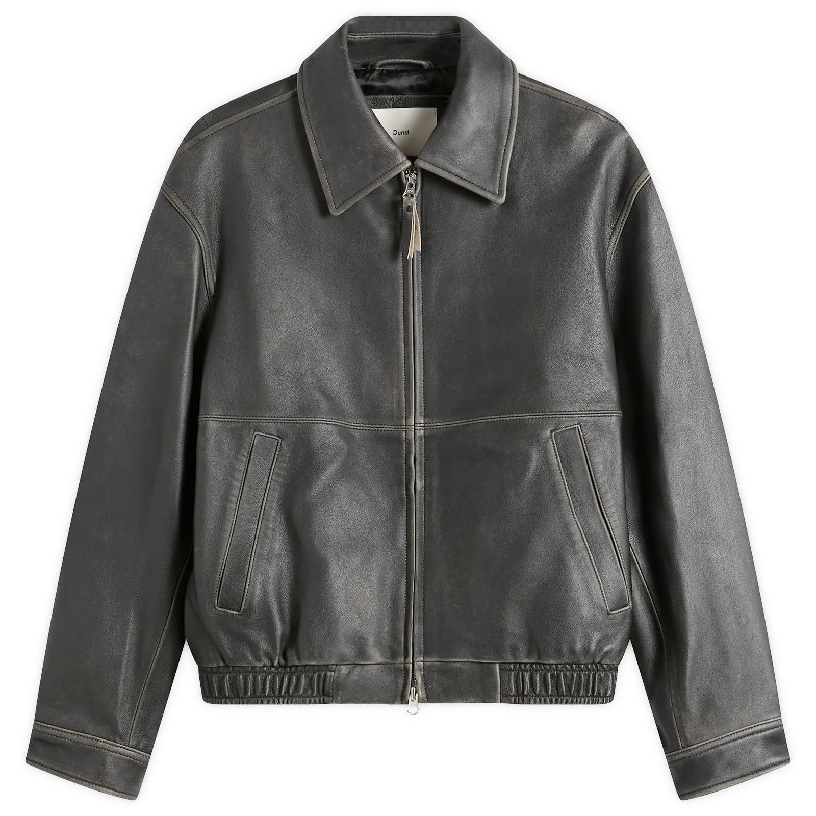Women's Drizzler Leather Jacket in Brushed Black
