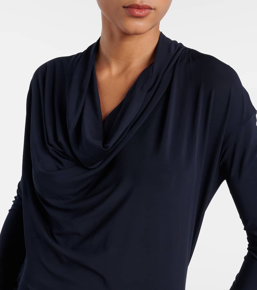 Eadan draped jersey midi dress