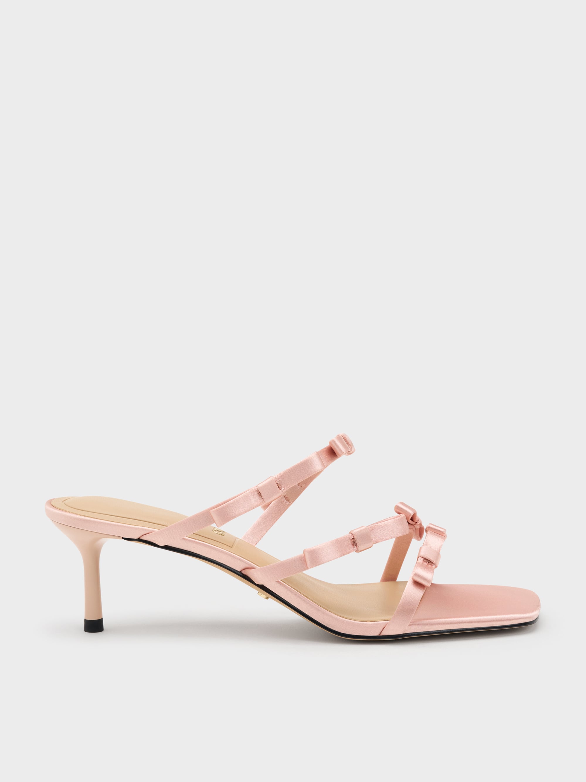 Charles & Keith - Jessy Bow Heeled Sandals