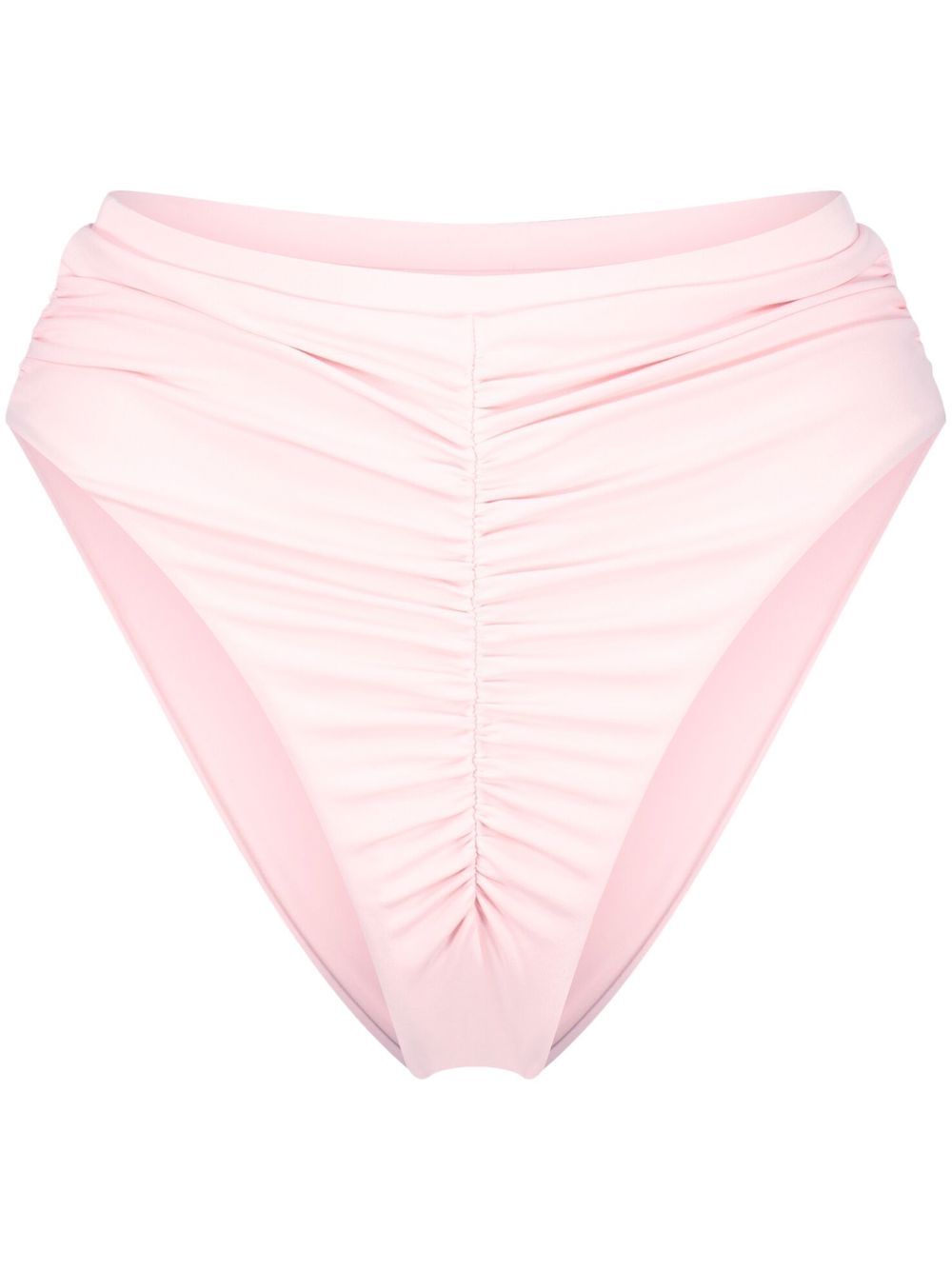 Ruched bikini bottoms - Pink