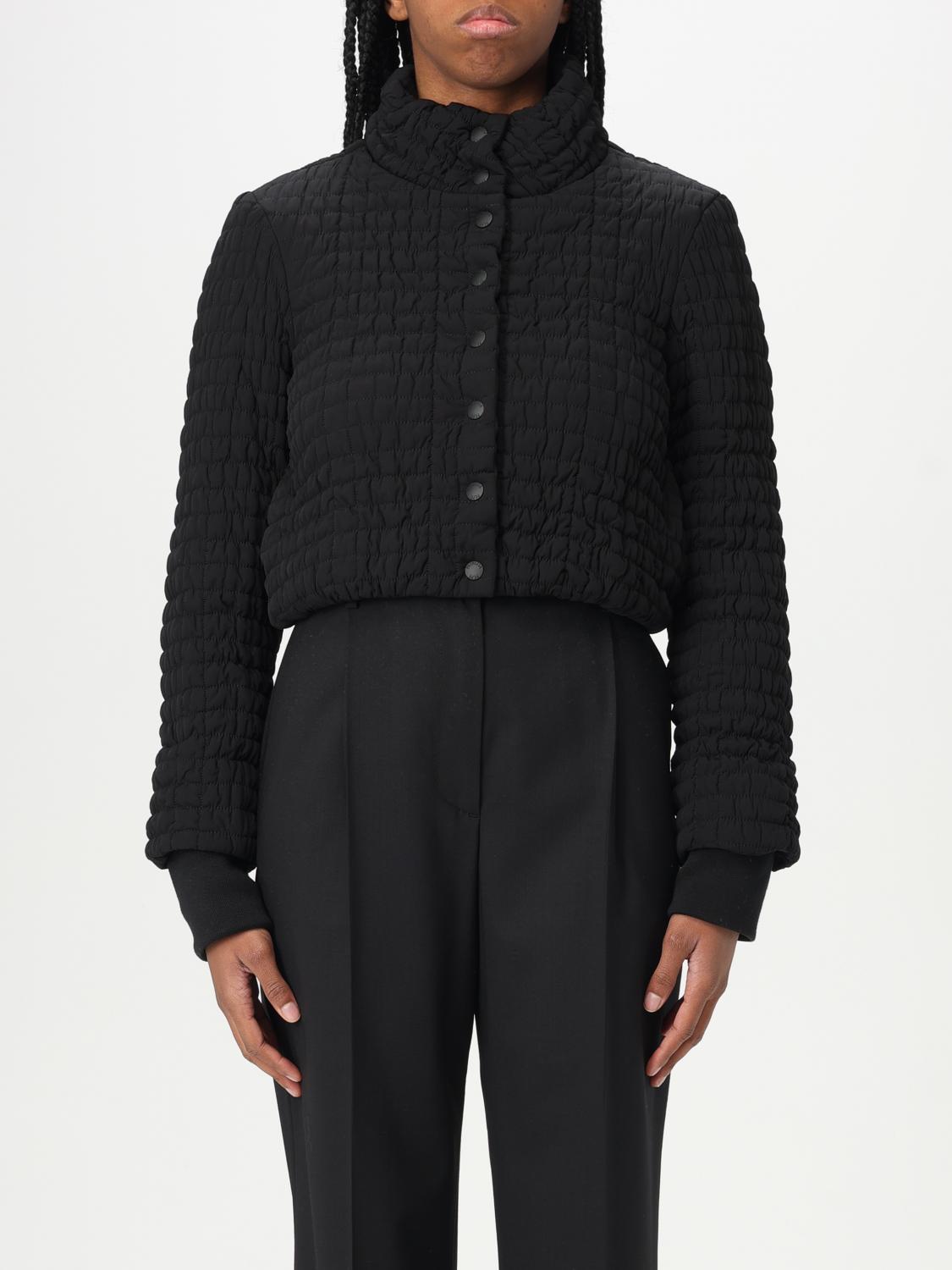 Cropped puffer jacket - Black