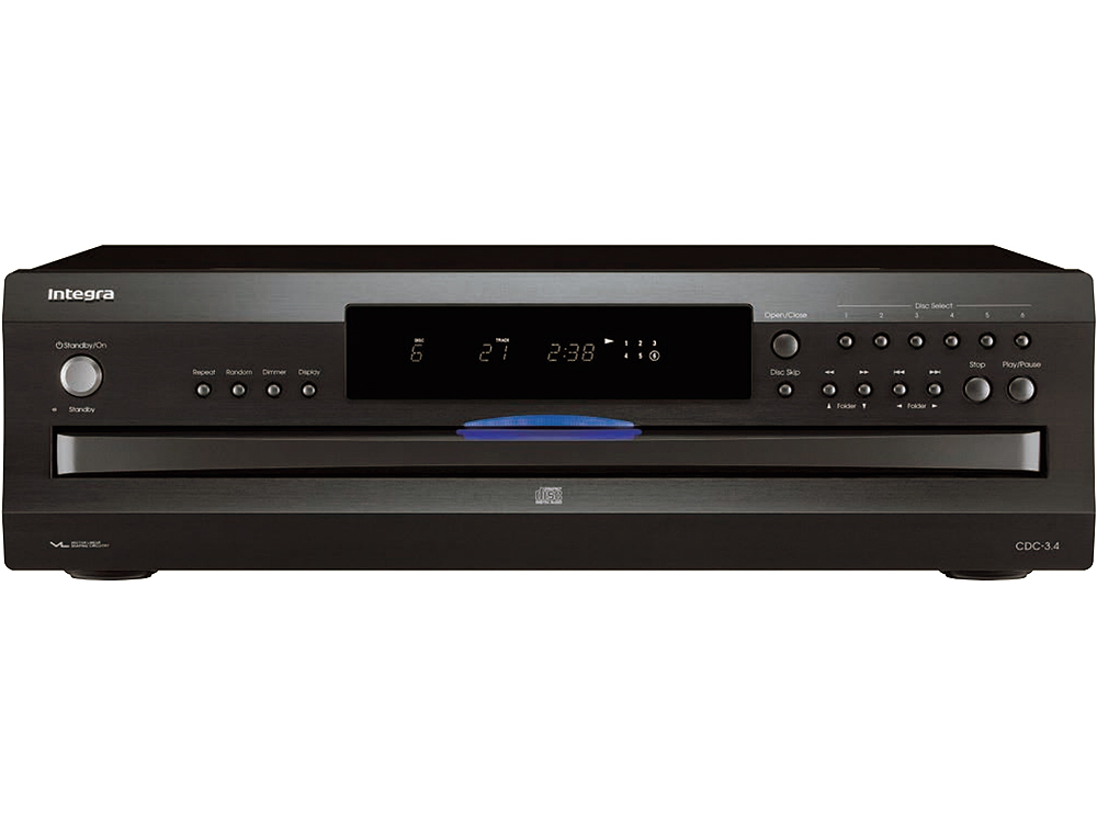 Black 6-Disc Carousel Changer