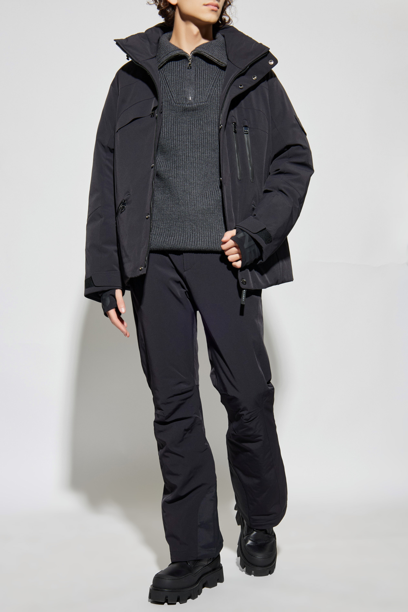 Danjo' Puffer Ski Jacket, Men's, Black