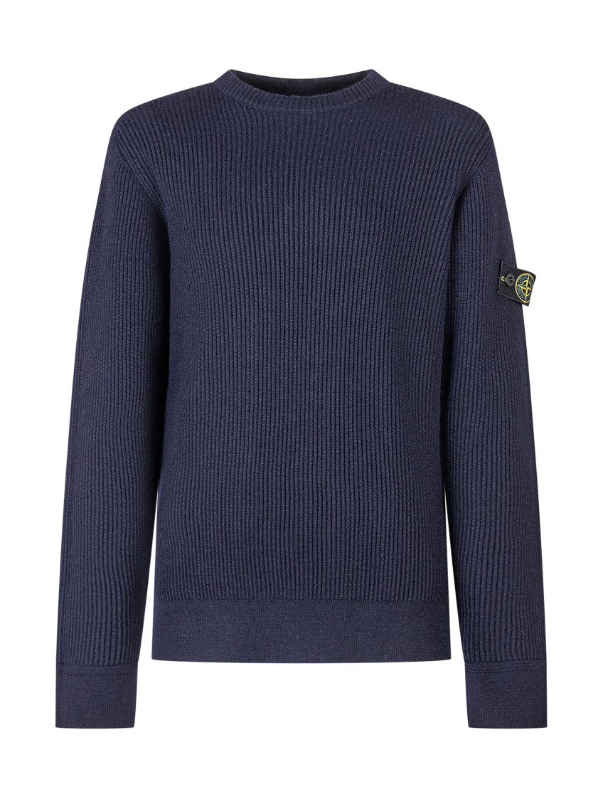 Kids Blue Knitted Sweater