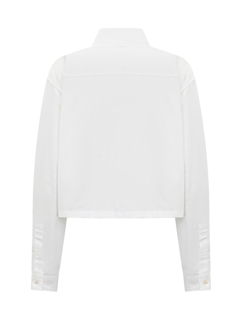 Cropped shirt - White