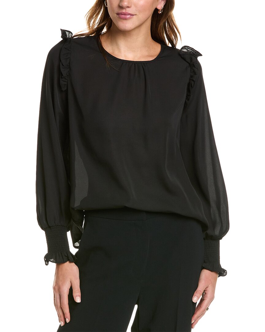 Laundry By Shelli Segal Smocked Cuff Blouse