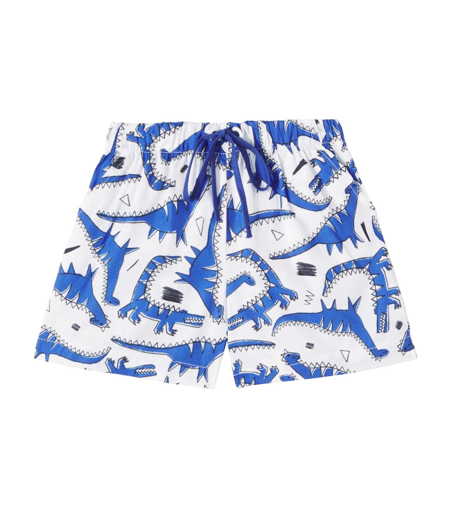 Fábula Dinolinha printed cotton shorts