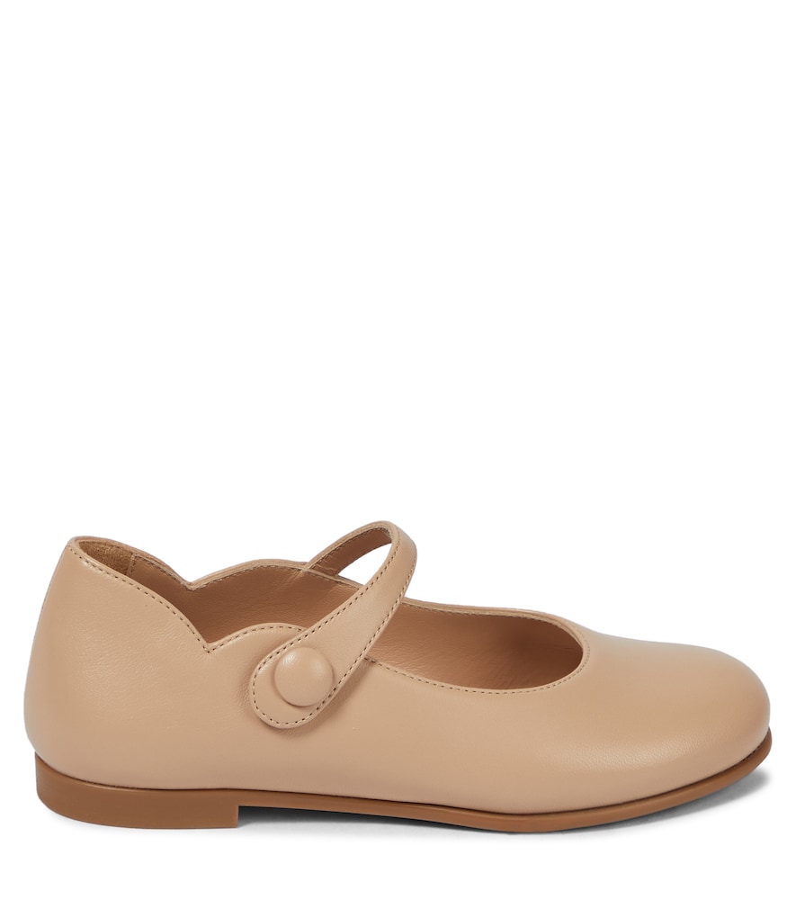 Christian Louboutin Kids Melodie leather ballet flats