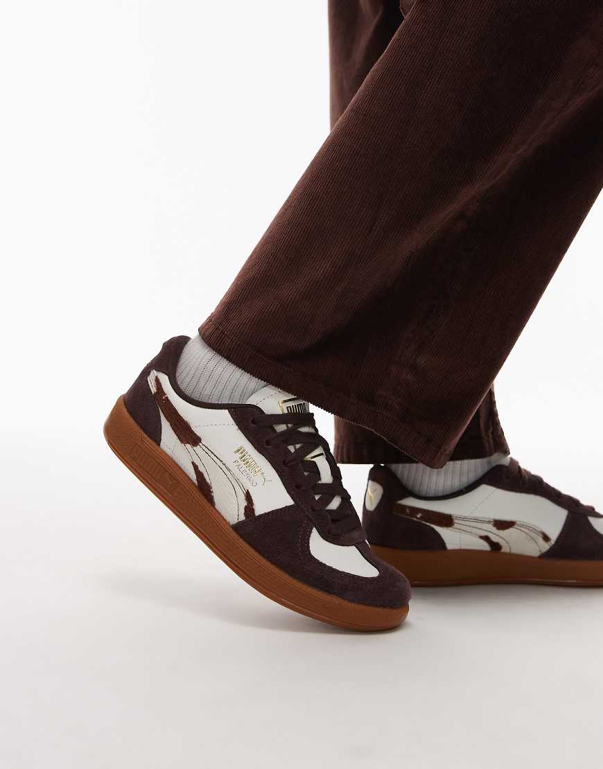 Palermo trainers in cow print-White
