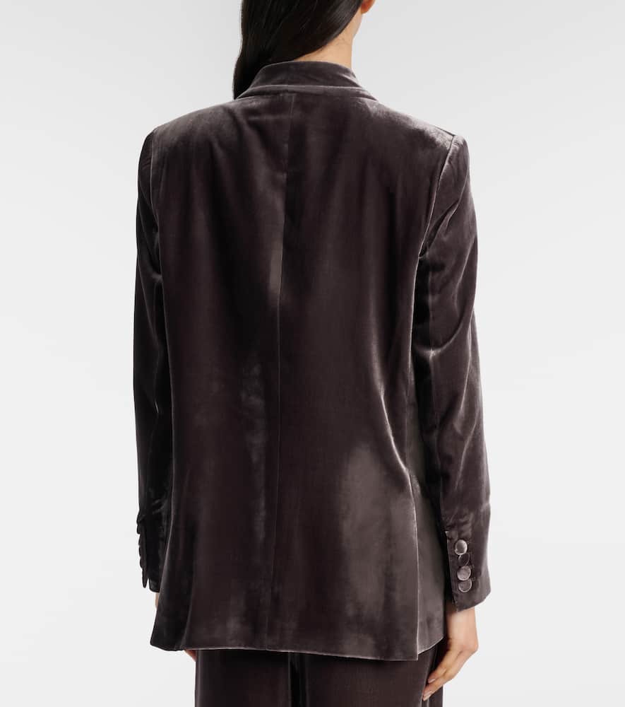 Blazé Milano Everynight double-breasted velvet blazer