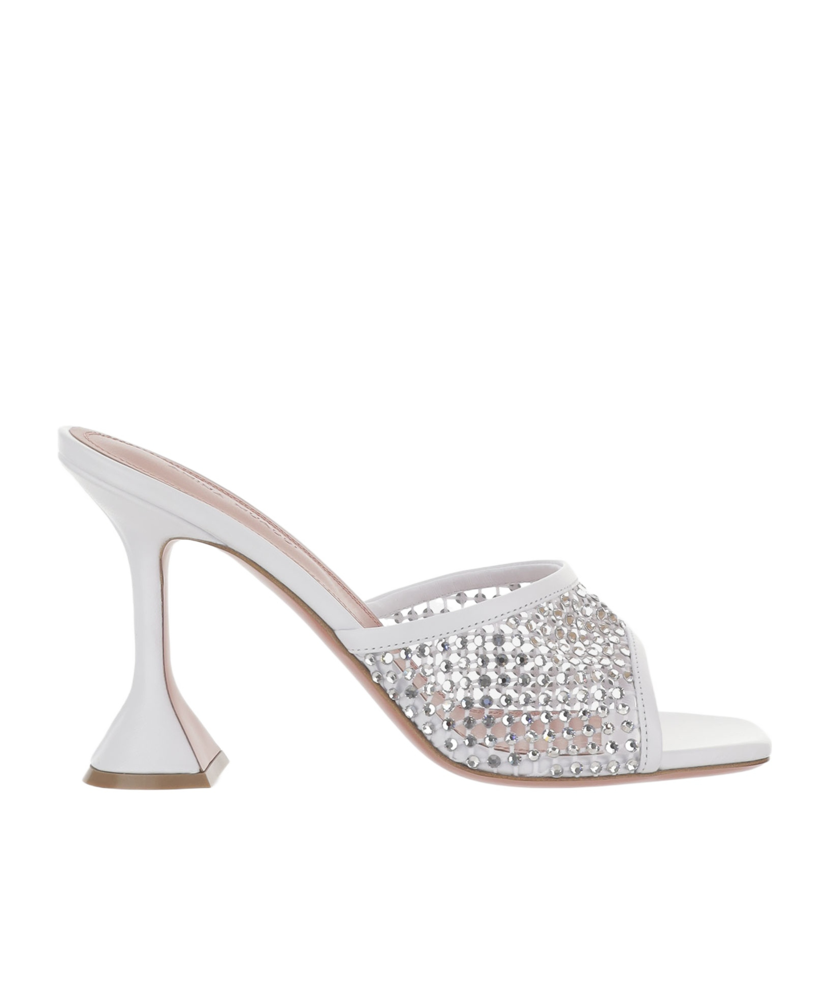 Lupita Crystal Mesh High-Heeled Sandals