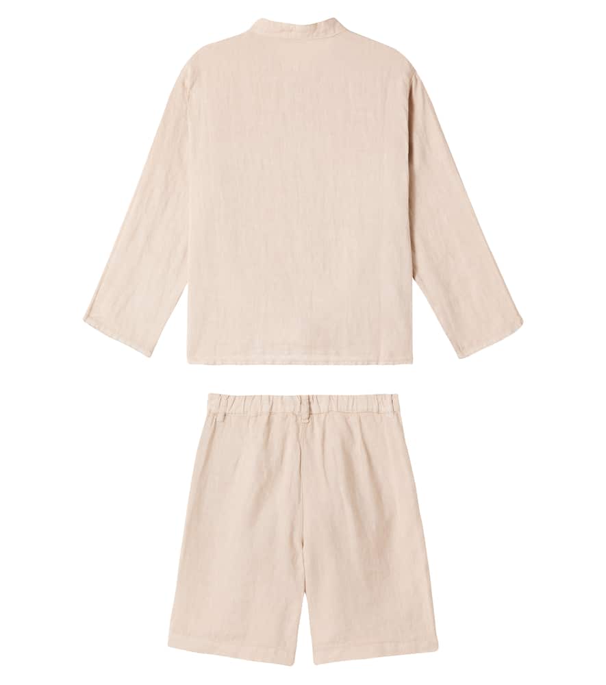 Linen T-Shirt and shorts set