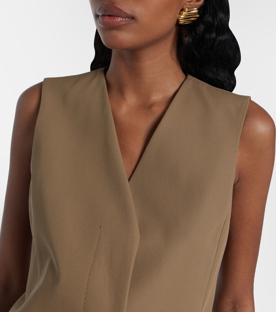 Cotton twill vest