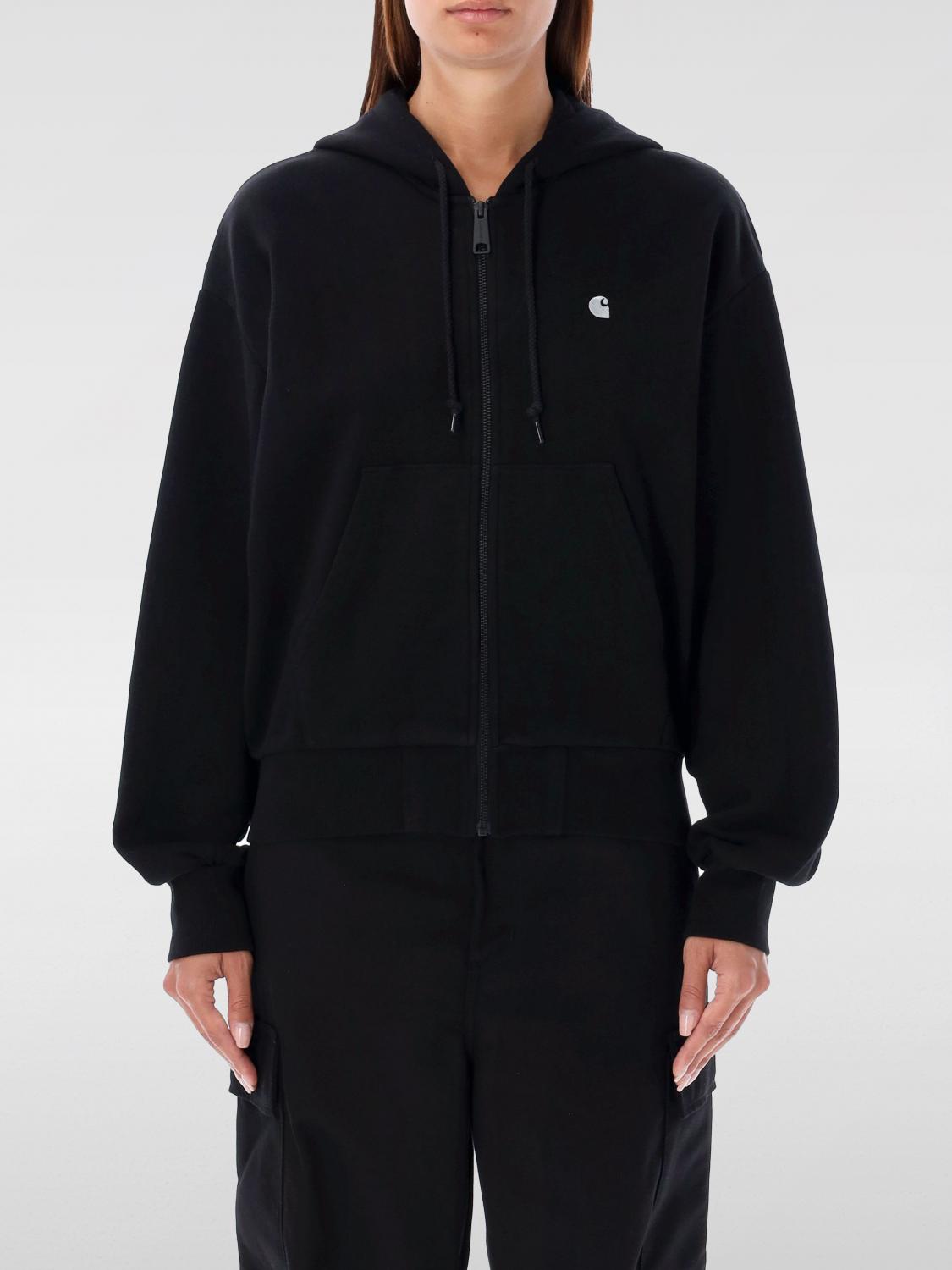 Sweatshirt Woman color Black