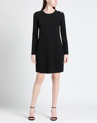 Woman Mini dress Black Size 10 Viscose, Polyamide, Elastane