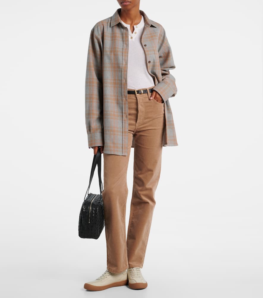 Blaine cotton corduroy straight pants