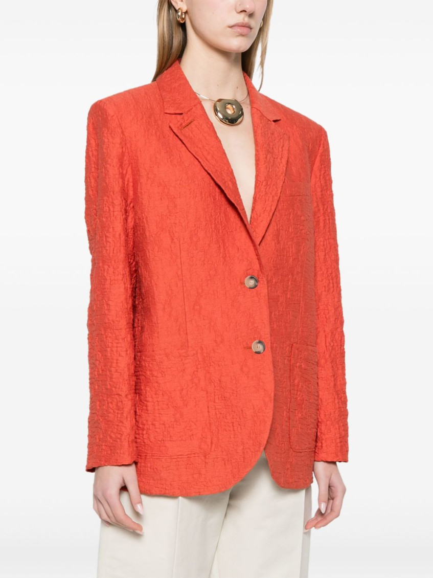 HARRIS WHARF LONDON- Cotton Blend Blazer Jacket