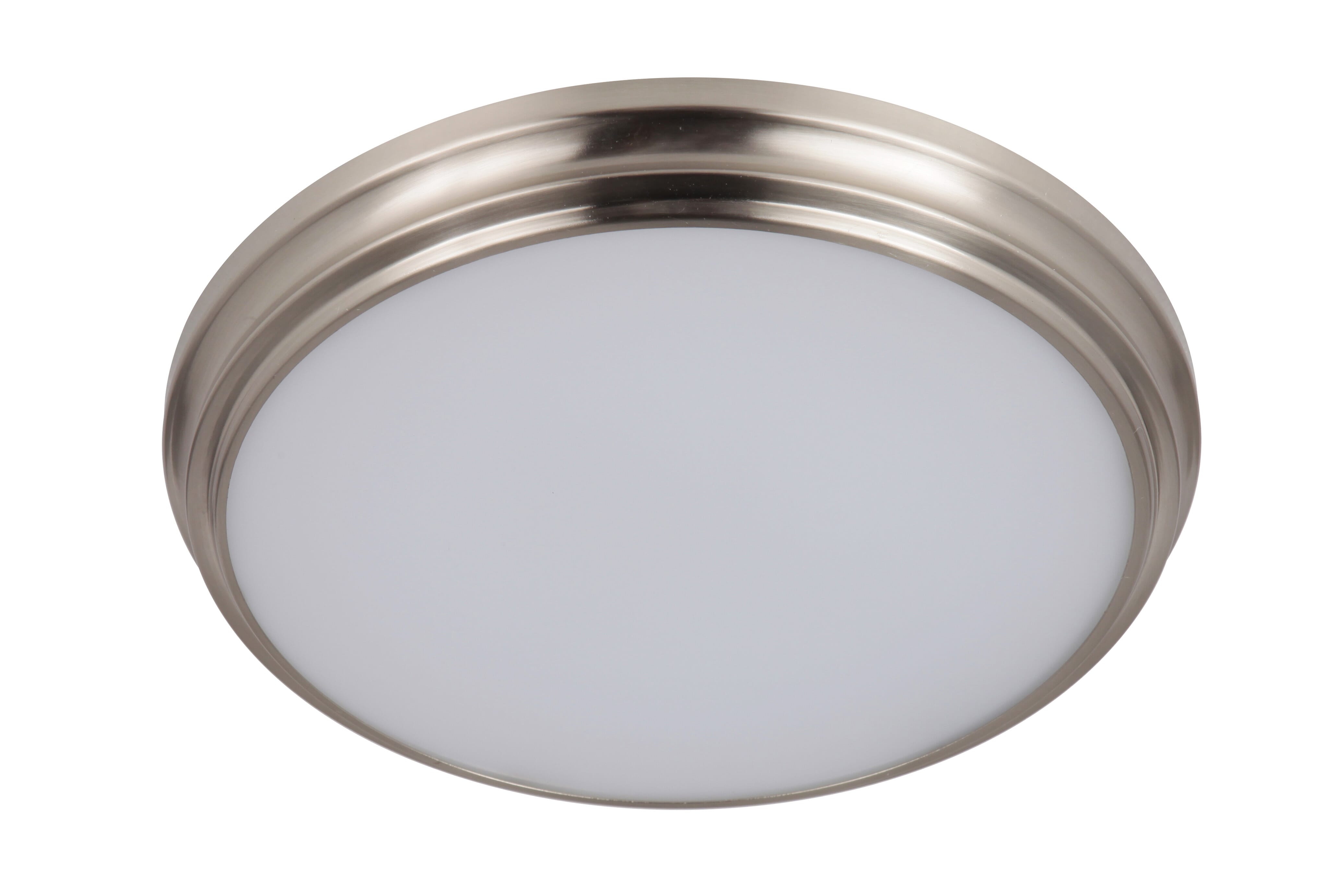 Brushed Polished Nickel LED Flushmount from the X66 flushmounts Collection