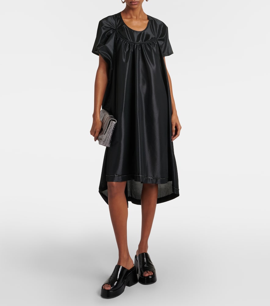Draped midi dress