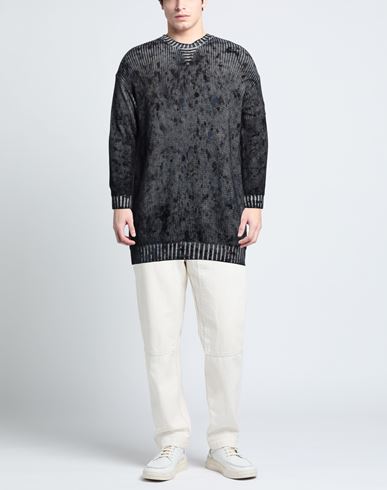 Man Sweater Midnight blue Size S Cotton