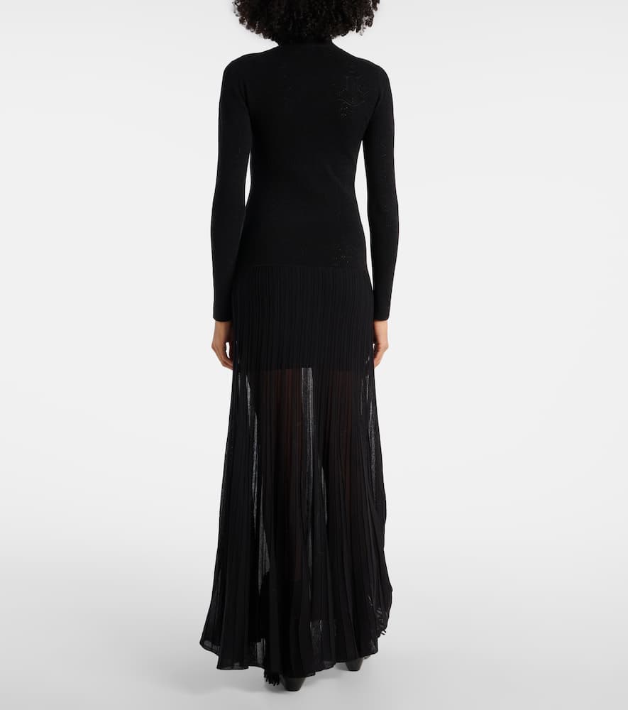 Gisole pointelle turtleneck maxi dress