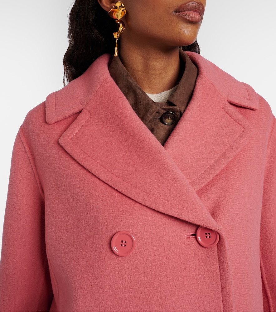 Efebo double-breasted virgin wool jacket