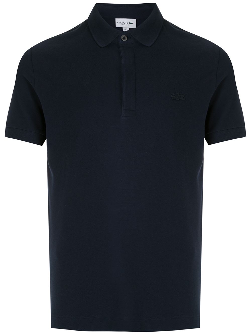 Logo patch polo shirt - Blue