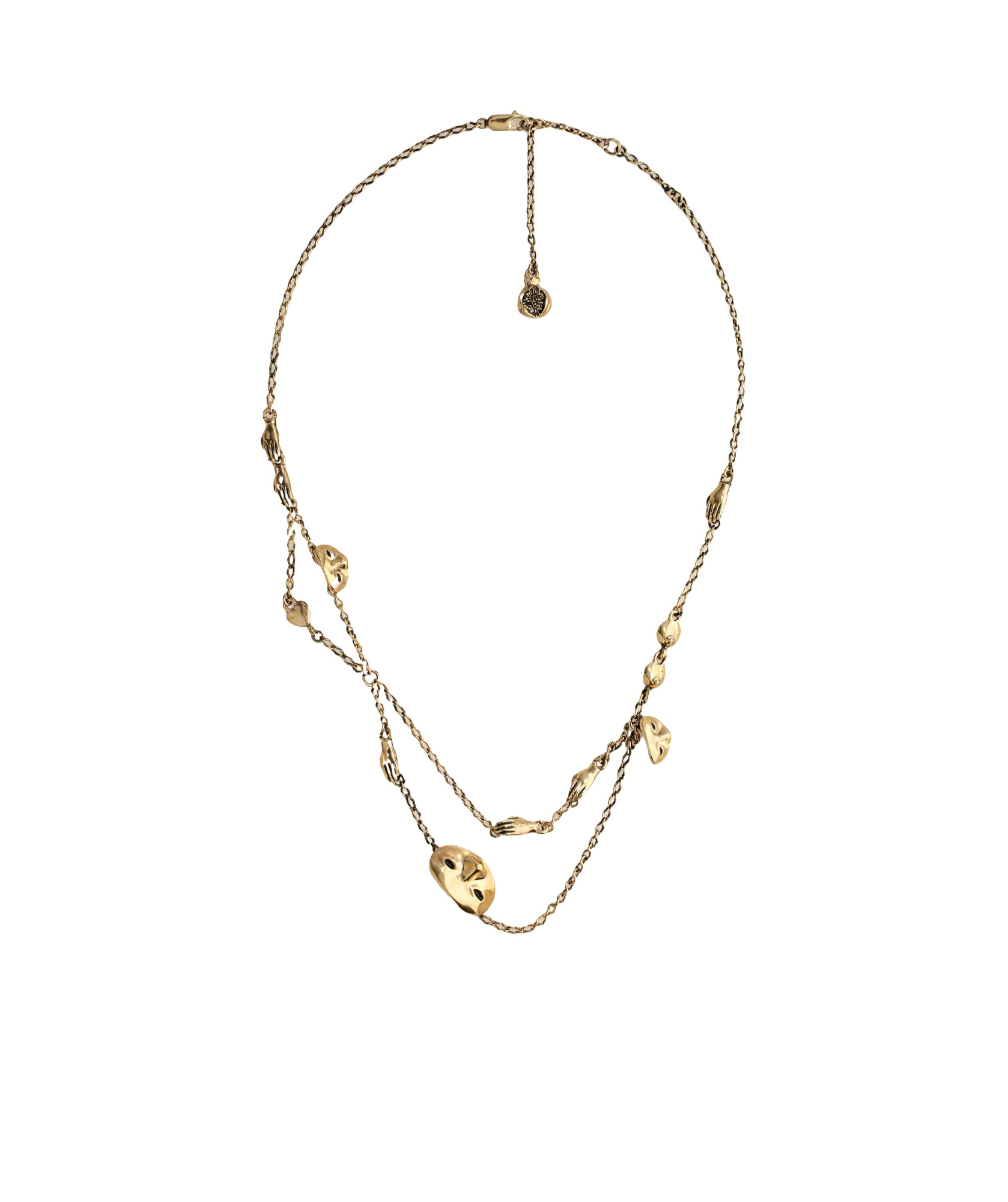 Estampe chain-link necklace