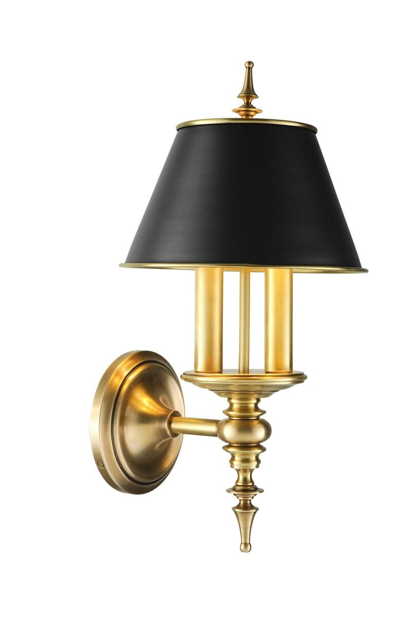 Cheshire 2-Light 18" Wall Sconce in Aged Bra