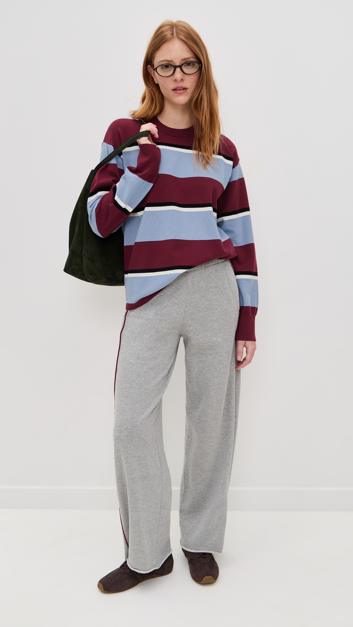 Nia Rugby Sweater Green/Navy