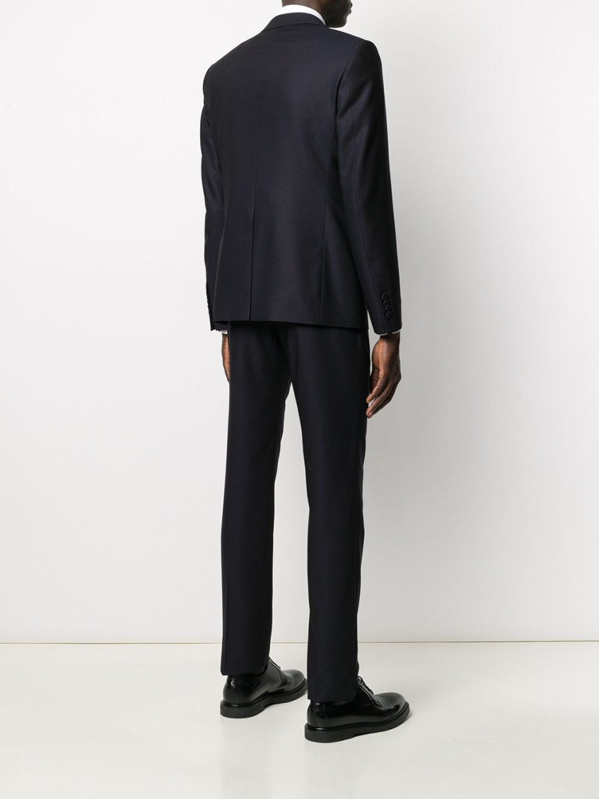 Navy Blue Three-piece Suit